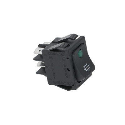 Bipolar Switch Black 16A 250V