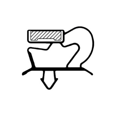 Refrigerator door gaskets