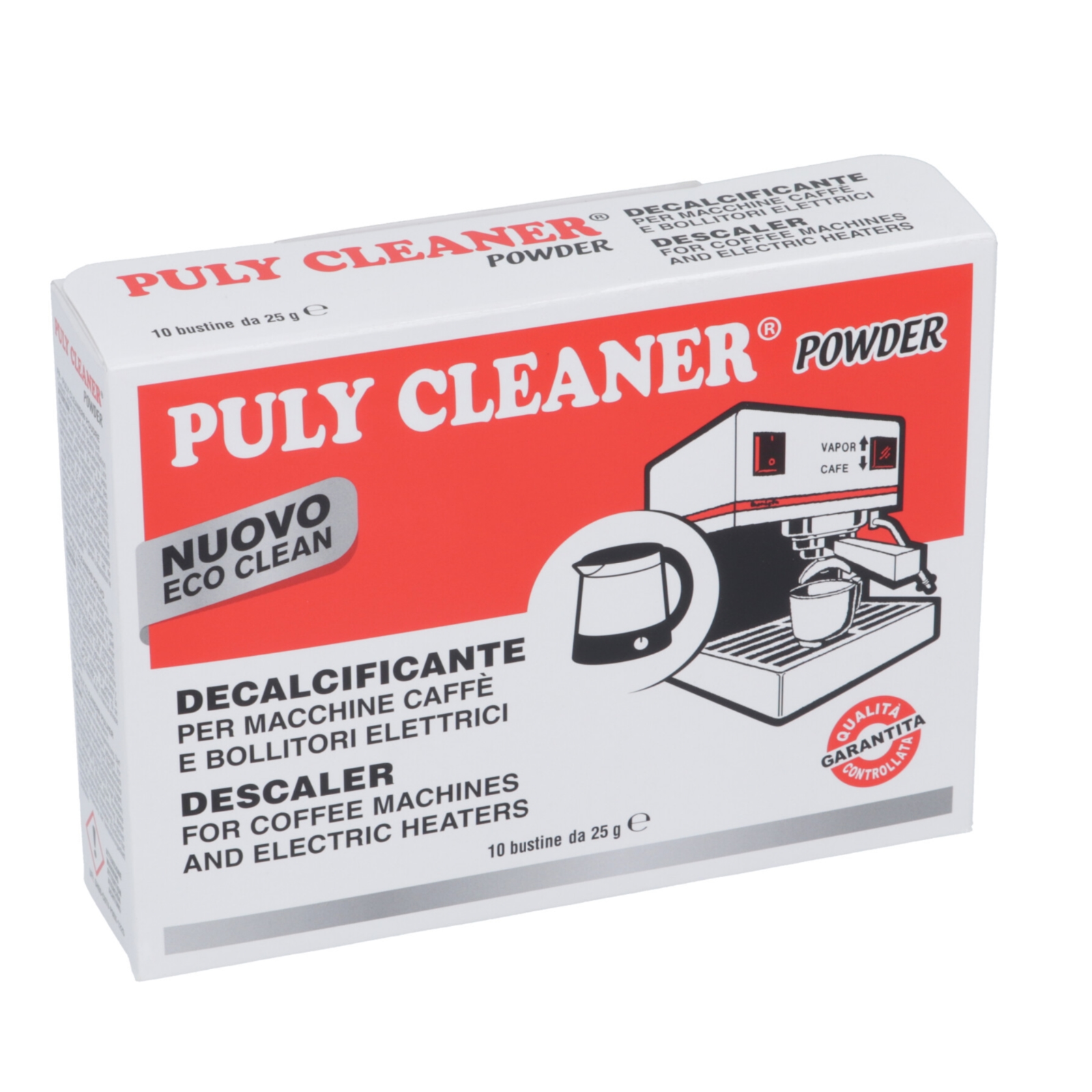 Descaler for coffee machines „Puly Cleaner"® Powder , 10x25 g (Damaged packaging!)