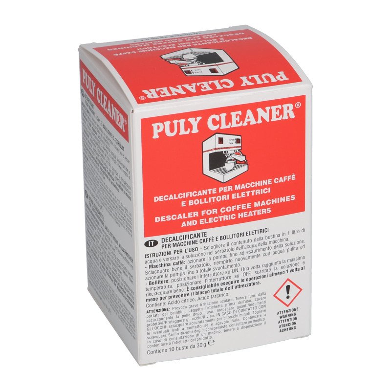 Valiklis nuo kalkių kavos aparatams „Puly Cleaner Descaler® Cristalli“, 10x30 g