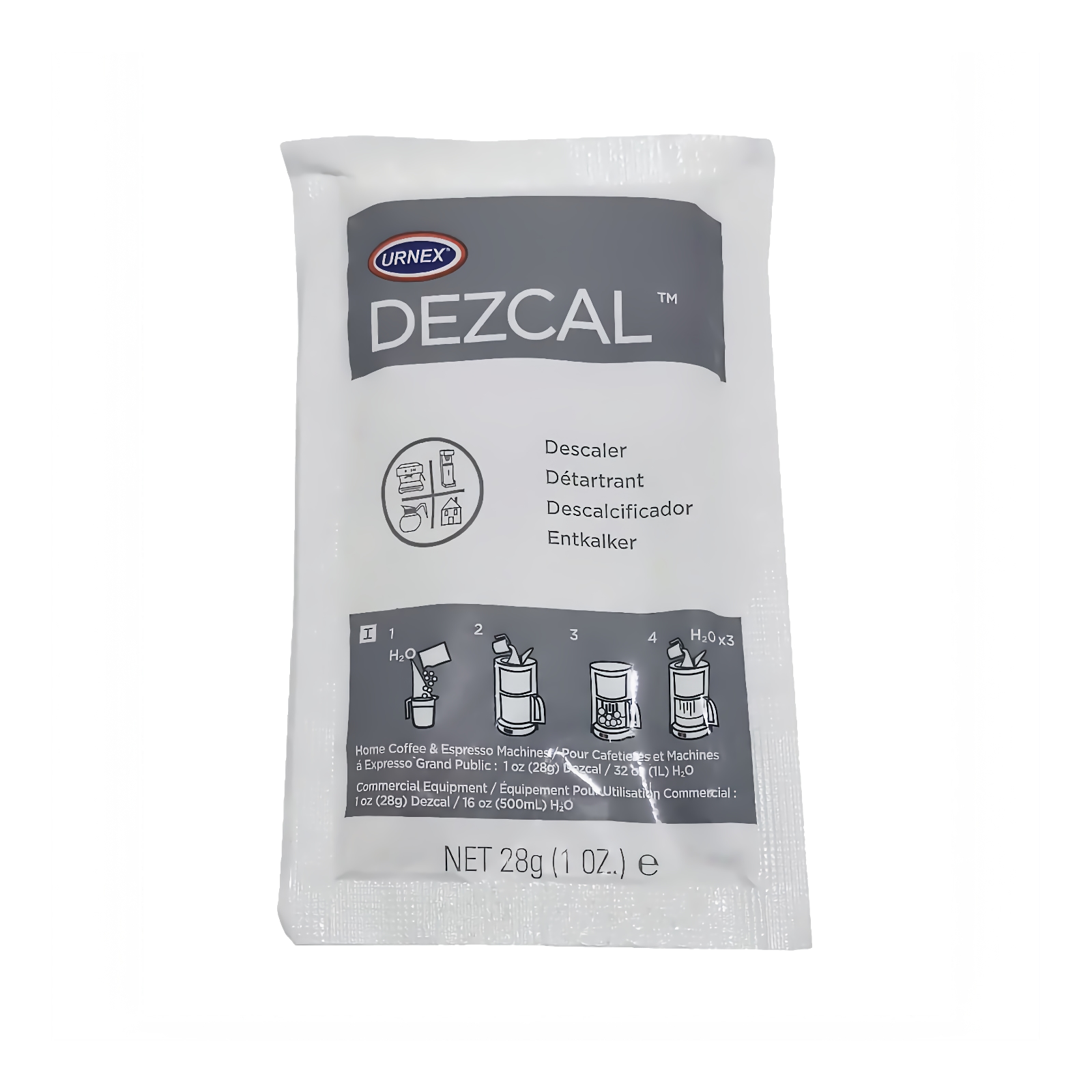 Descaler for coffee machines „Urnex“ Dezcal™, 28 g