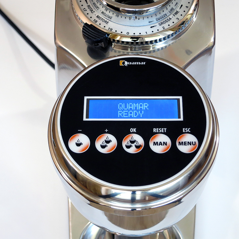 Electronic programmable Coffee grinder "Quamar" M80E