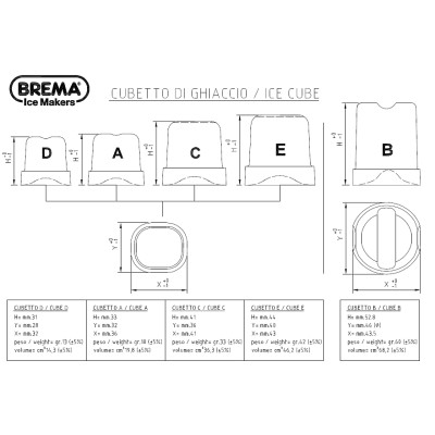 Ice maker „Brema Ice“ CB 1265