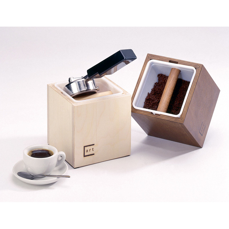 Medinė dėžutė kavos tirščiams „Concept-art & JoeFrex“ KCS