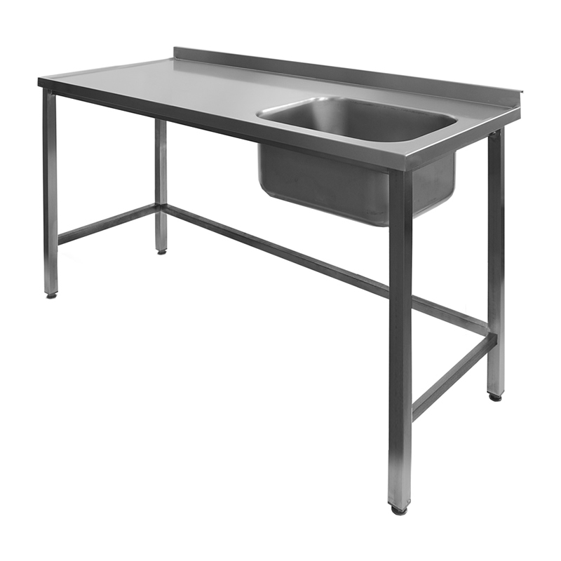 Table with 1 sink 1200x700x850 mm