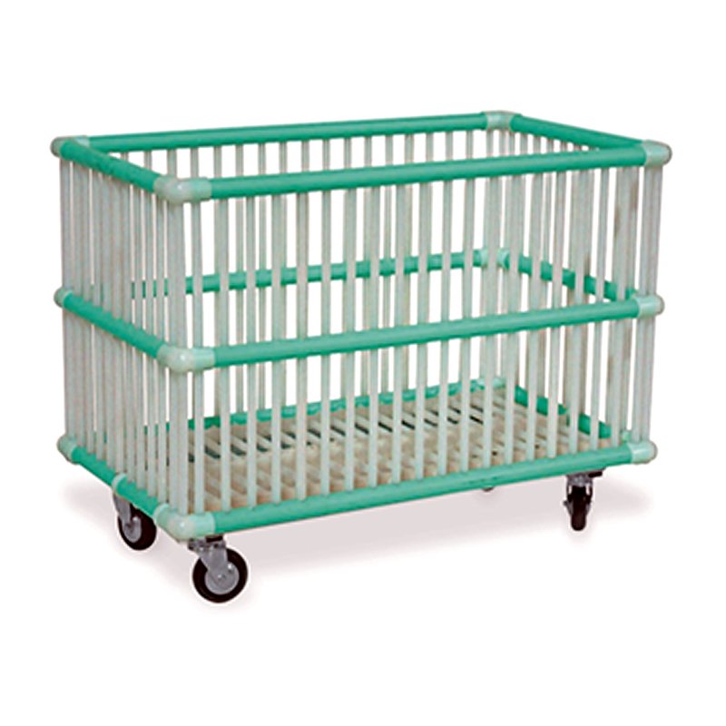 Polypropylene linen trolley "Metalcarrelli" 15506