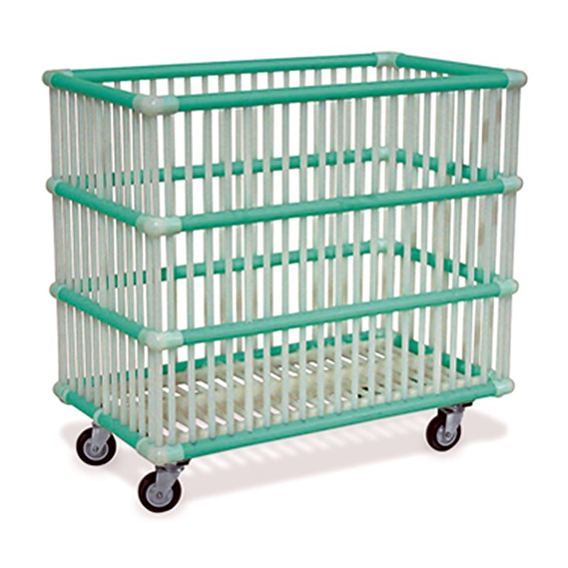 Polypropylene linen trolley "Metalcarrelli" 15508