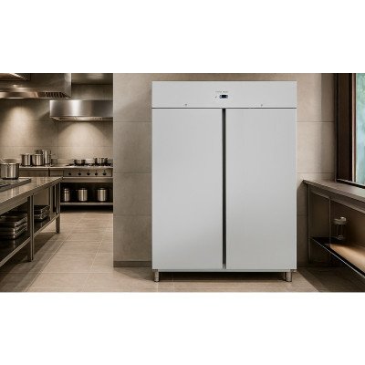 Two-Door Stainless Steel Refrigerator „Coolhead“ MR 14