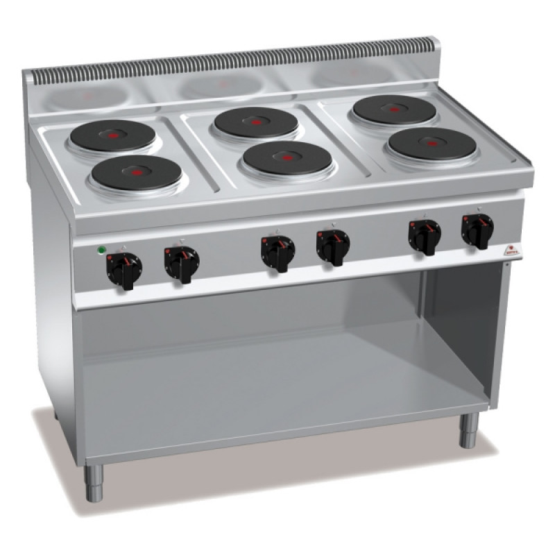 6 round plate electric stove "Bertos" HIGH POWER E7P6M