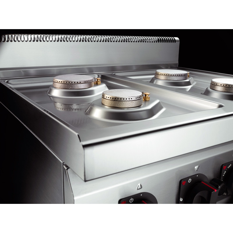 6-burner gas stove with Gas oven "Bertos" ECO-POWER G7F6PW+FG1