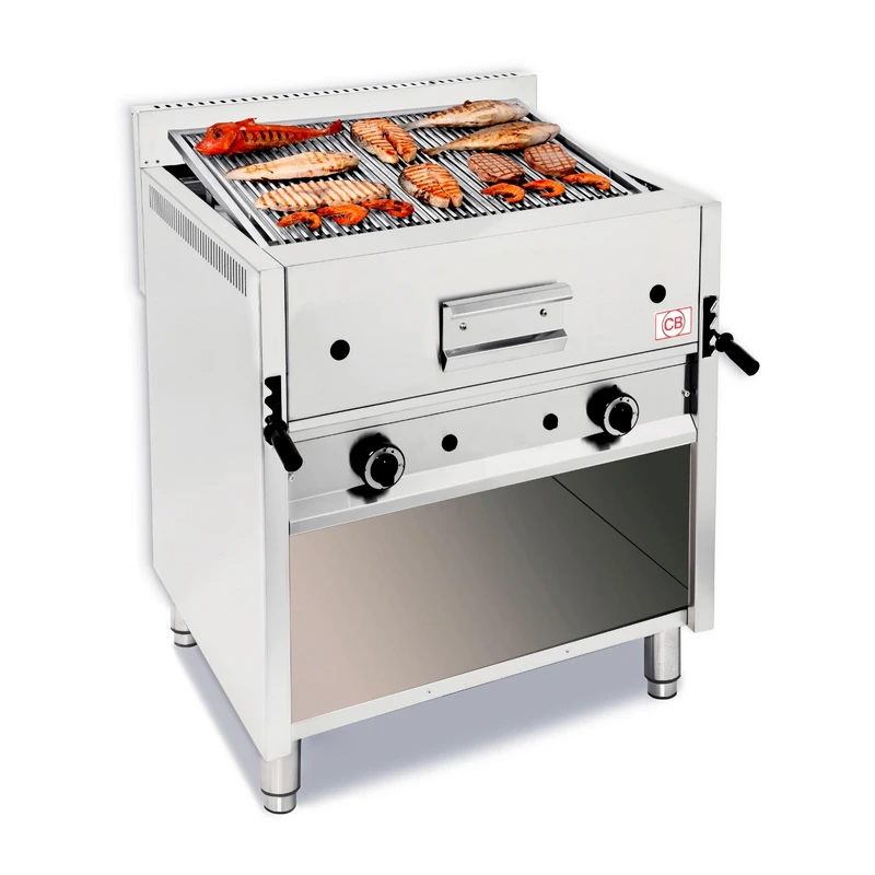Freestanding gas lava rock grill „CB“ I-80 MOB/P