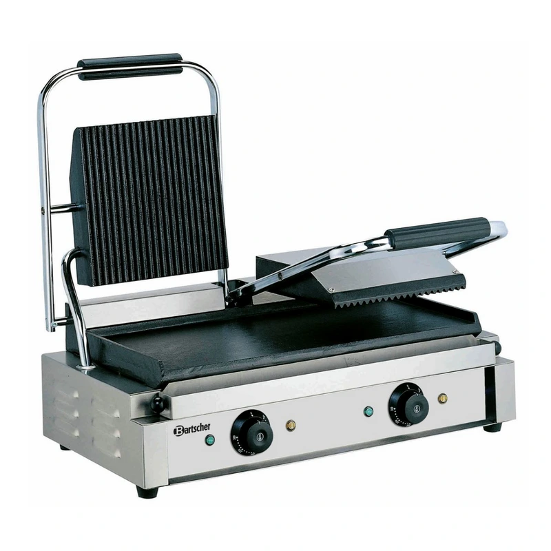 Double contact grill „Bartscher“ A150673 (grooved & plain) Double contact grill „Bartscher“ A150673 (grooved & plain)