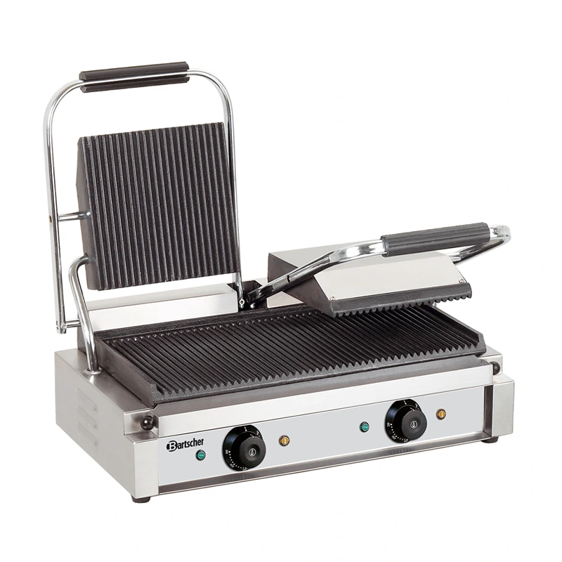 Double contact grill „Bartscher“ A150671 (grooved) Double contact grill „Bartscher“ A150671 (grooved)