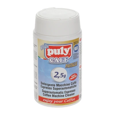 Superautomatic coffee machine cleaning tablets „Puly Caff Plus®“ Pastiglie, 60 × 2.5 g Superautomatic coffee machine cleaning tablets „Puly Caff Plus®“ Pastiglie, 60 × 2.5 g