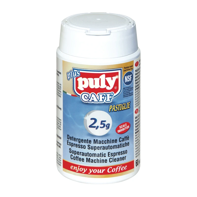 Superautomatic coffee machine cleaning tablets „Puly Caff Plus®“ Pastiglie, 60 × 2.5 g Superautomatic coffee machine cleaning tablets „Puly Caff Plus®“ Pastiglie, 60 × 2.5 g