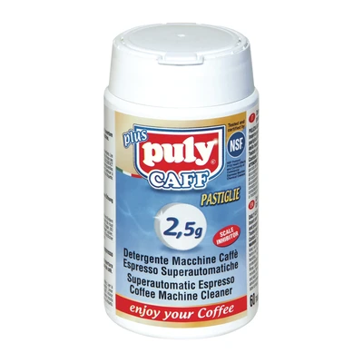 Superautomatinių kavos aparatų valymo tabletės „Puly Caff Plus®“ Pastiglie, 60 × 2,5 g