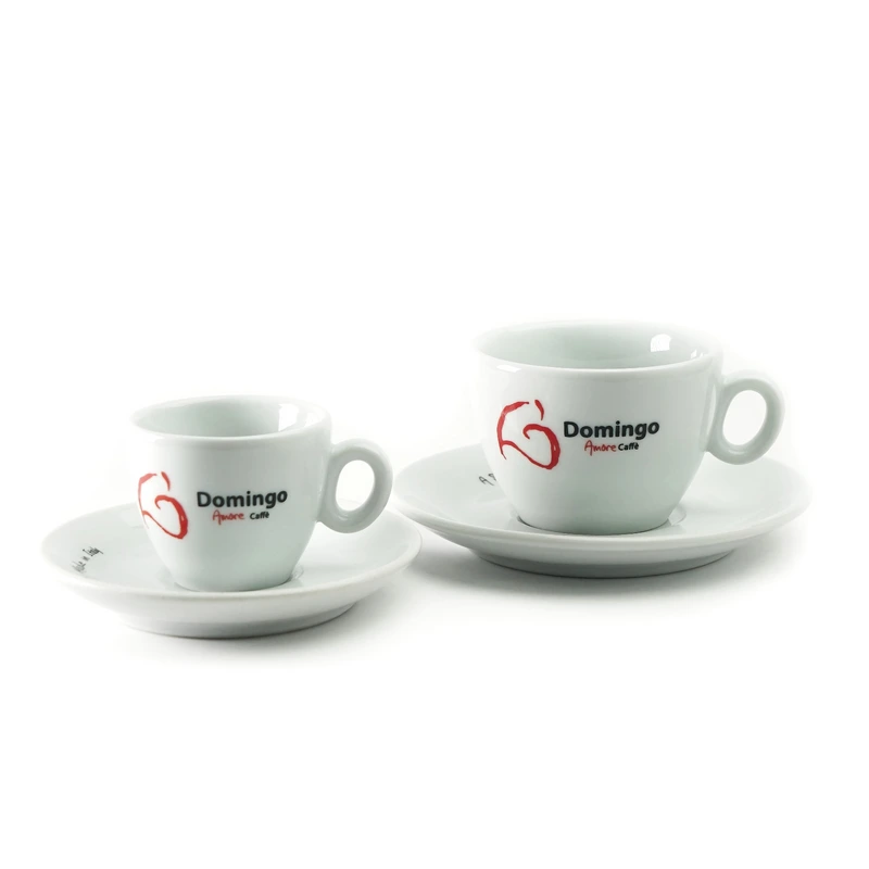 Porcelianinis cappuccino puodelis „Domingo Amore Caffè“ Porcelianinis cappuccino puodelis „Domingo Amore Caffè“