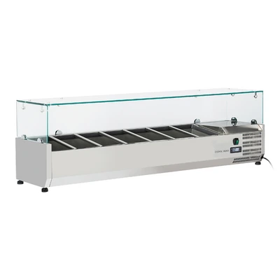 Refrigerated topping unit „Coolhead“ VRX 15/33 (7*GN1/4) Refrigerated topping unit „Coolhead“ VRX 15/33 (7*GN1/4)