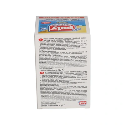 Espresso machine cleaner „Puly Caff Plus®“ Powder, 10 × 20 g Espresso machine cleaner „Puly Caff Plus®“ Powder, 10 × 20 g