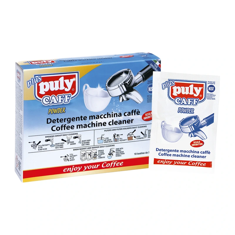 Espresso machine cleaner „Puly Caff Plus®“ Powder, 10 × 20 g Espresso machine cleaner „Puly Caff Plus®“ Powder, 10 × 20 g