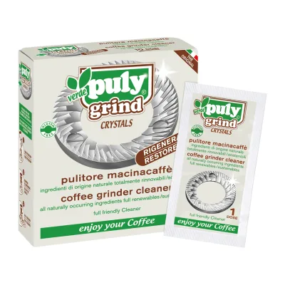 Kavos malūnų girnų valiklis „Puly Grind Crystals“, 10 × 15 g