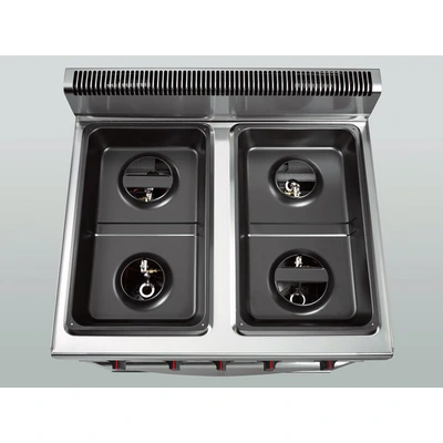 6-burner gas stove with Gas oven "Bertos" HIGH POWER G7F6+FG1 6-burner gas stove with Gas oven "Bertos" HIGH POWER G7F6+FG1