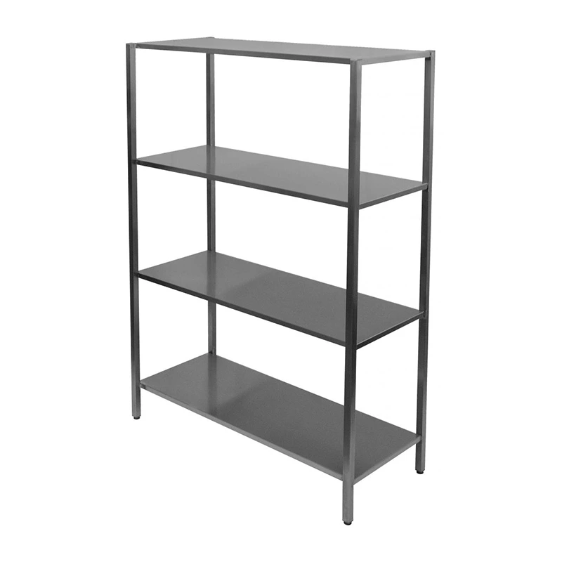 Nerūdijančio plieno stelažas su 5-iomis lentynomis 1200x500x1860 mm Nerūdijančio plieno stelažas su 5-iomis lentynomis 1200x500x1860 mm