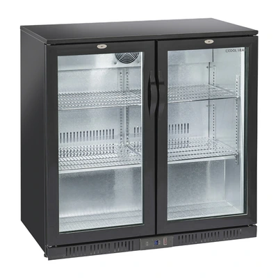 Bar refrigerator with two hinged doors „Coolhead“ BBC 208H, H900 mm