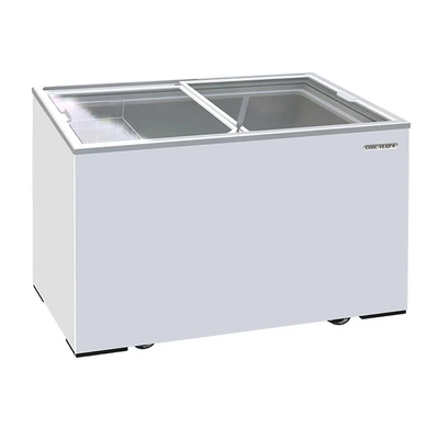 Chest freezer sloping glass top “"Coolhead"” CFG300 Chest freezer sloping glass top “"Coolhead"” CFG300