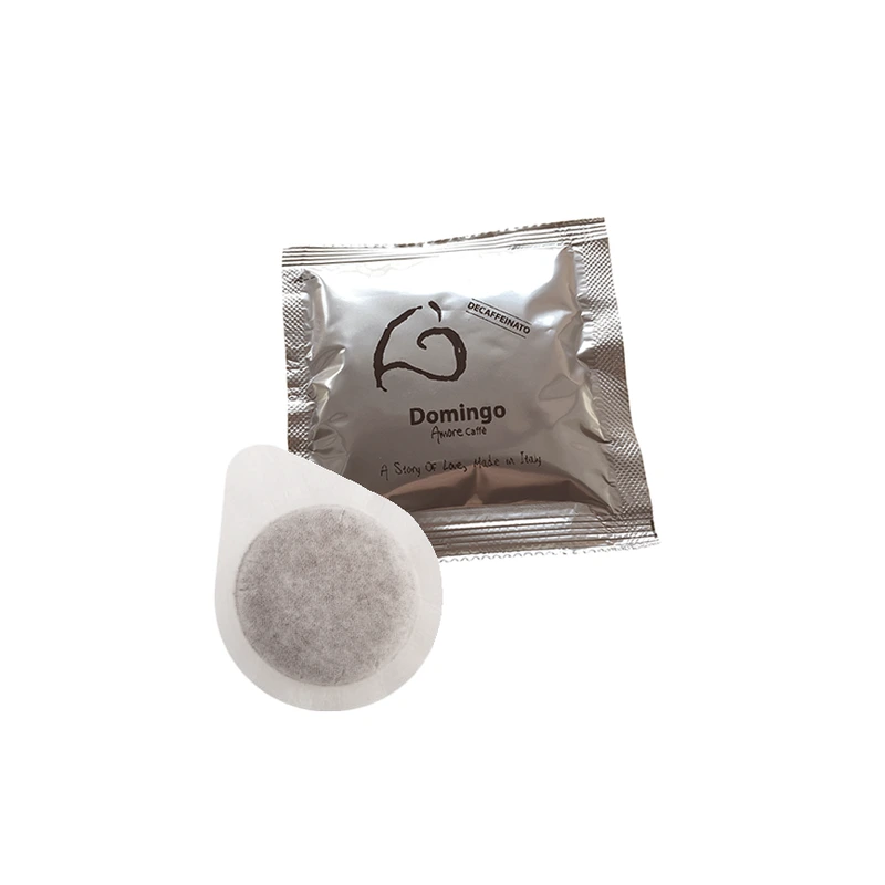 "Domingo Amore Caffè" Decaffeinated coffee pods, 7 g "Domingo Amore Caffè" Decaffeinated coffee pods, 7 g