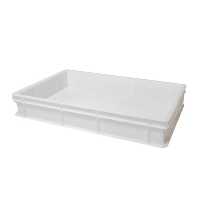 White Dough Box for Pizza Proofing and Storage „Genus dei“ 60x40x10 cm