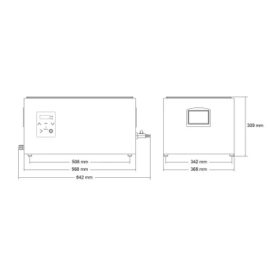 Sous-vide water bath „Sirman“ Softcooker XP SR 1/1 GN with drain tap