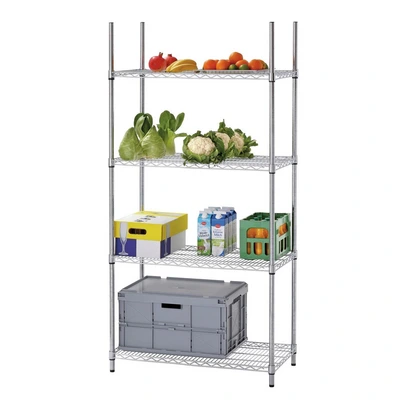4 Shelf Store-Shelf „Bartscher“ 4200 (91x46x184.5 cm) 4 Shelf Store-Shelf „Bartscher“ 4200 (91x46x184.5 cm)