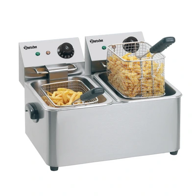 Electric deep fat fryer "Bartscher" SNACK II (2x4 L) Electric deep fat fryer "Bartscher" SNACK II (2x4 L)