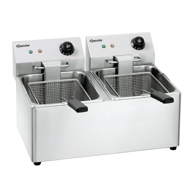 Elektrinė dviguba gruzdintuvė „Bartscher“ SNACK IV (2x8 L)
