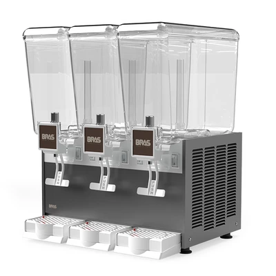 Šaltų sulčių dispenseris „Bras“ Maestrale Extra 3x12 L (12/3AA & 12/3P) Šaltų sulčių dispenseris „Bras“ Maestrale Extra 3x12 L (12/3AA & 12/3P)