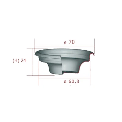 Корзина для портафильтра, 7 г, Ø70x24 мм