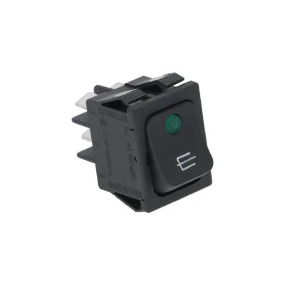 Bipolar Switch Black 16A 250V