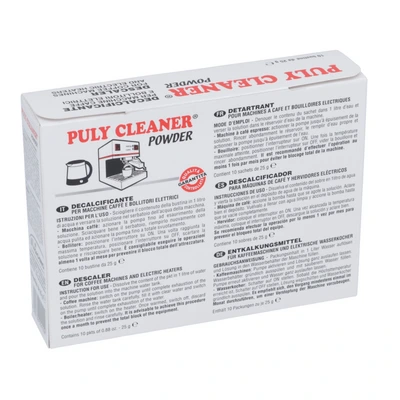 Coffee machine descaler „Puly Cleaner®“ Powder, 10 × 25 g