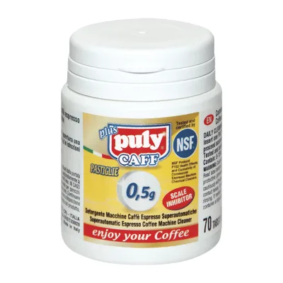 Superautomatinių kavos aparatų valymo tabletės „Puly Caff Plus®“ Pastiglie, 70 × 0,5 g