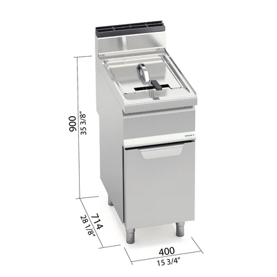 Gas fryer with stove „Berto's“ GL20M (20 L) Gas fryer with stove „Berto's“ GL20M (20 L)