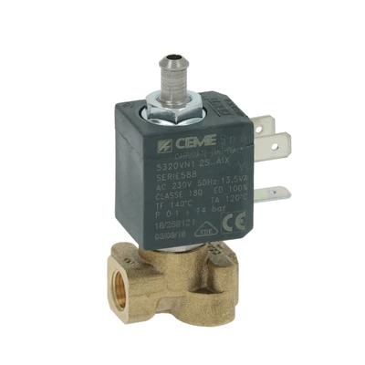 3-way solenoid valve CEME 5320 Ø 1/8" F, 230 V