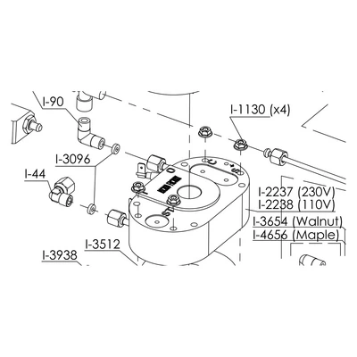 „Ascaso“ thermoblock gasket I.3096 „Ascaso“ thermoblock gasket I.3096