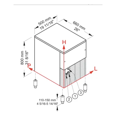 Льдогенератор прессованного льда Pebble „Brema Ice“ TB 853 HC