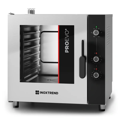 Electric combi oven „Inoxtrend“ ProEvo Plus PPDA 107E with manual controls (7 × GN 1/1)