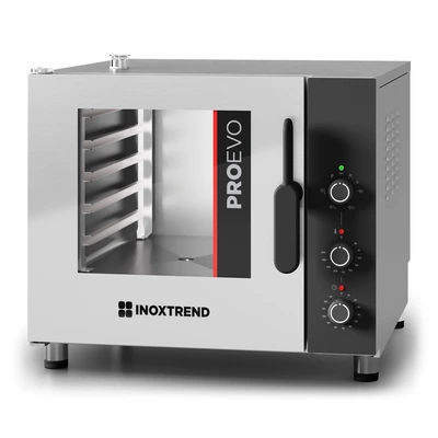 Elektrinė konvekcinė garo krosnis „Inoxtrend“ ProEvo PEDA 105E su mechaniniu valdymu (5 × GN 1/1)