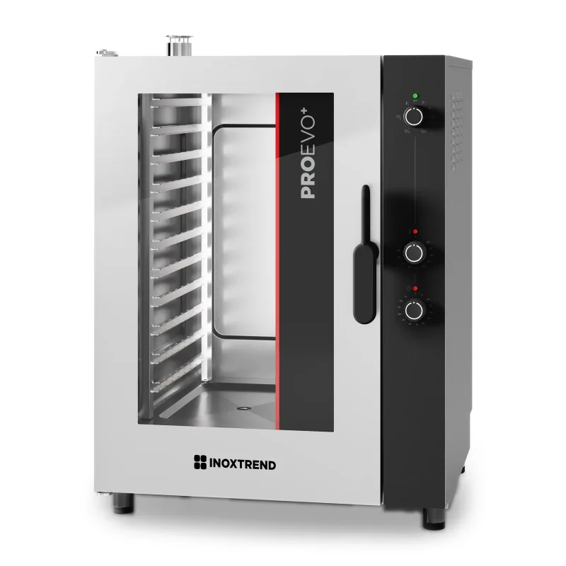 Elektrinė konvekcinė garo krosnis „Inoxtrend“ ProEvo Plus PPDA 111E su mechaniniu valdymu (11 × GN 1/1)