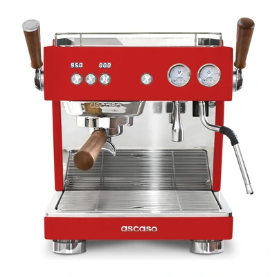 Espresso machine „Ascaso“ Baby T FLOW Red