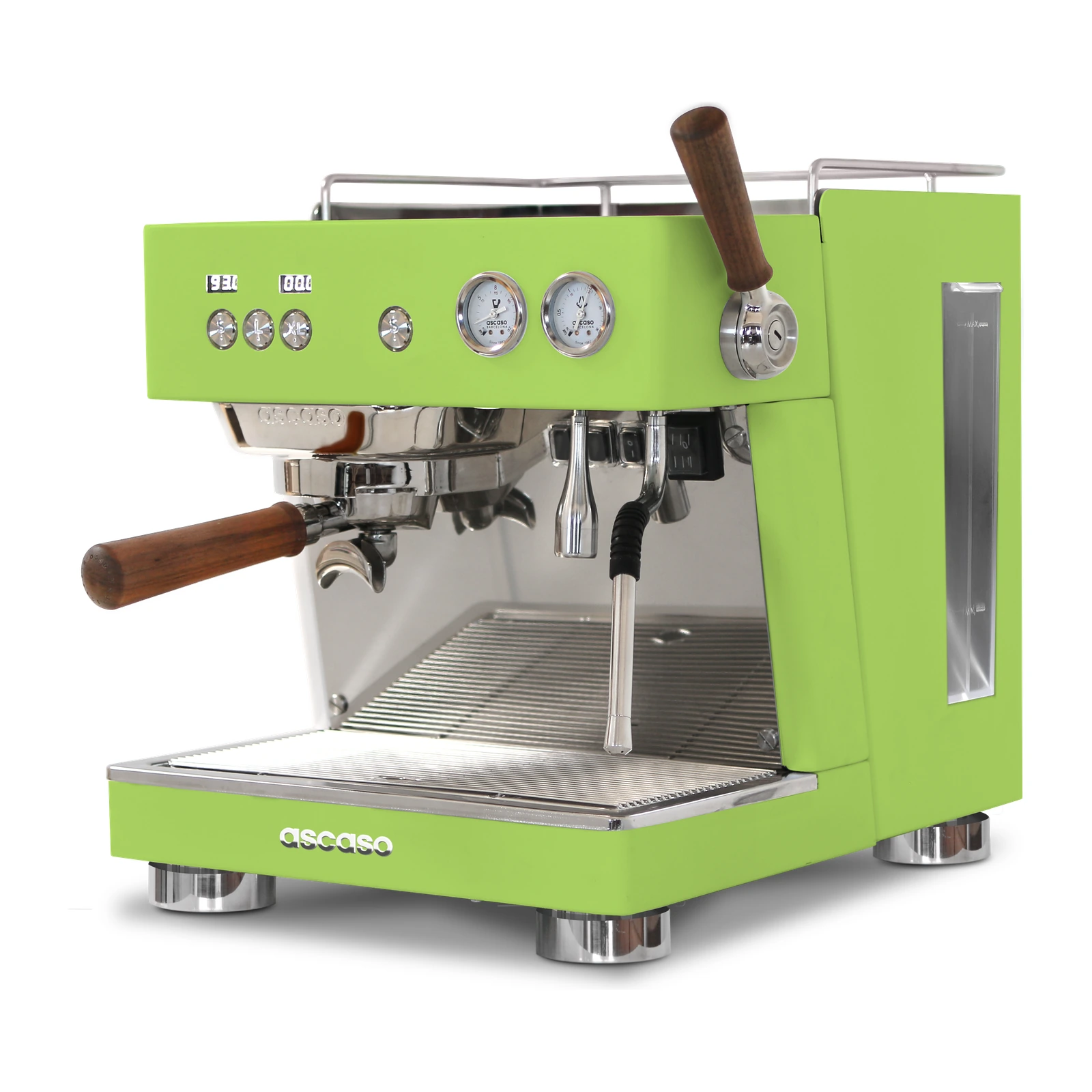 Pistachio „Ascaso“ Baby T PLUS from the front and side