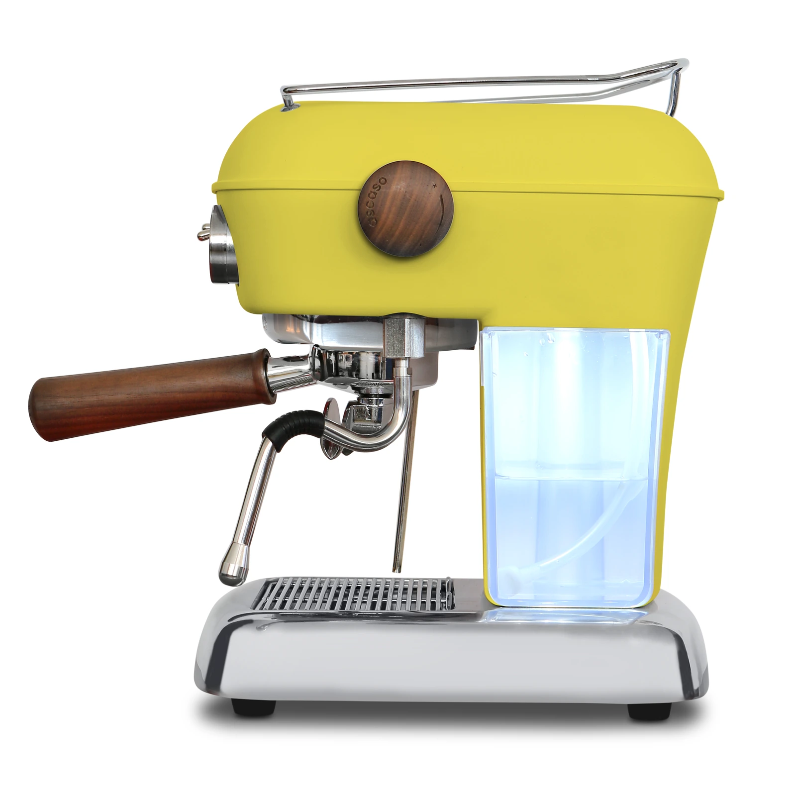 Geltonos spalvos „Ascaso“ Dream PID iš šono: apšviestas 1,3 l vandens bakelis